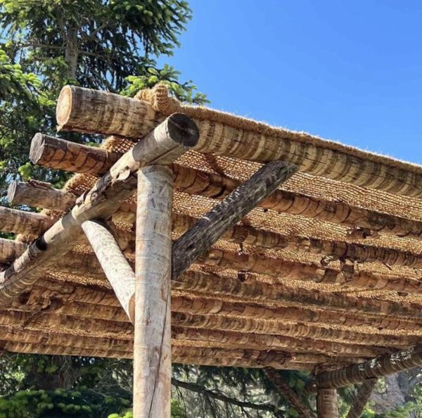 Malla de coco sombreados y pérgolas